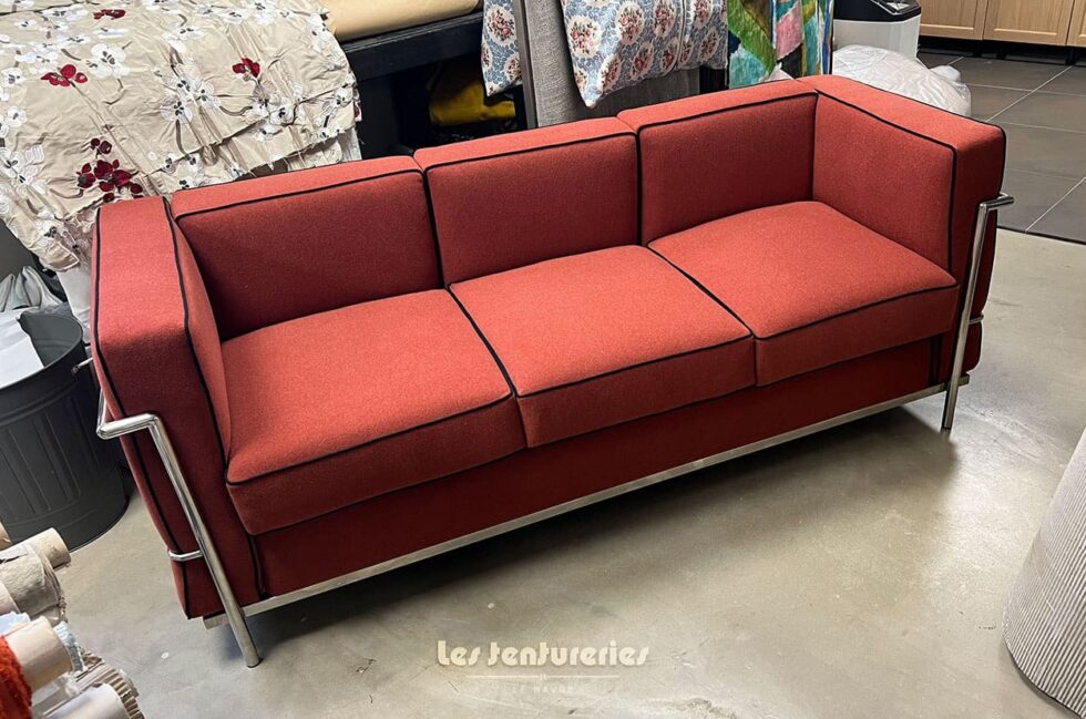 Canapé en confection