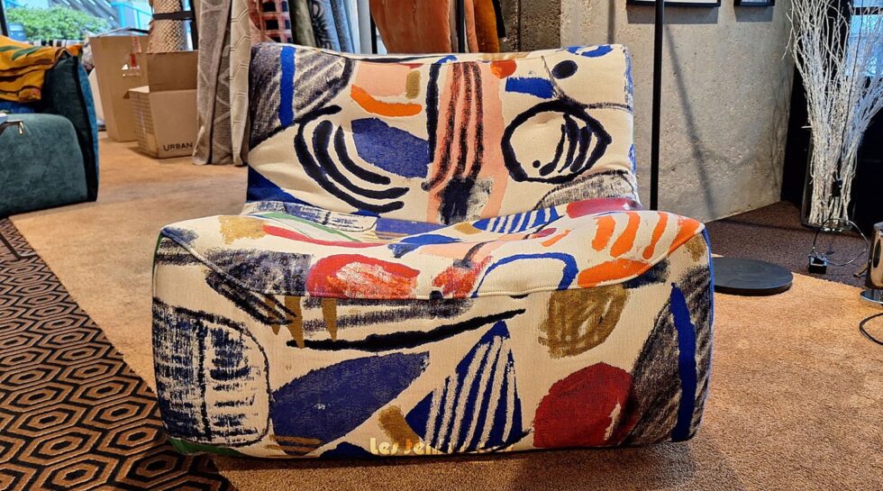 Siège tapissier Tissu Pierre Frey